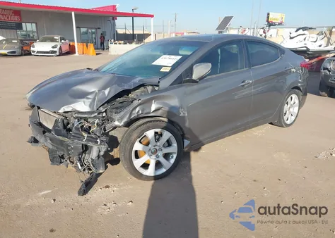 2012 Hyundai Elantra Limited из США, поврежденный, VIN 5NPDH4AE1CH135247